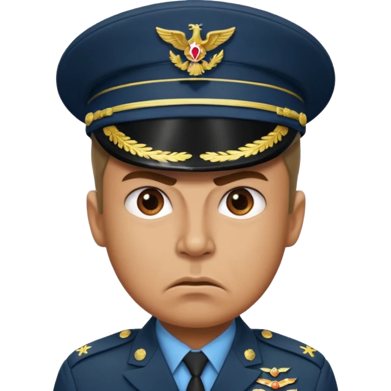 Angry drill Sargent  emoji