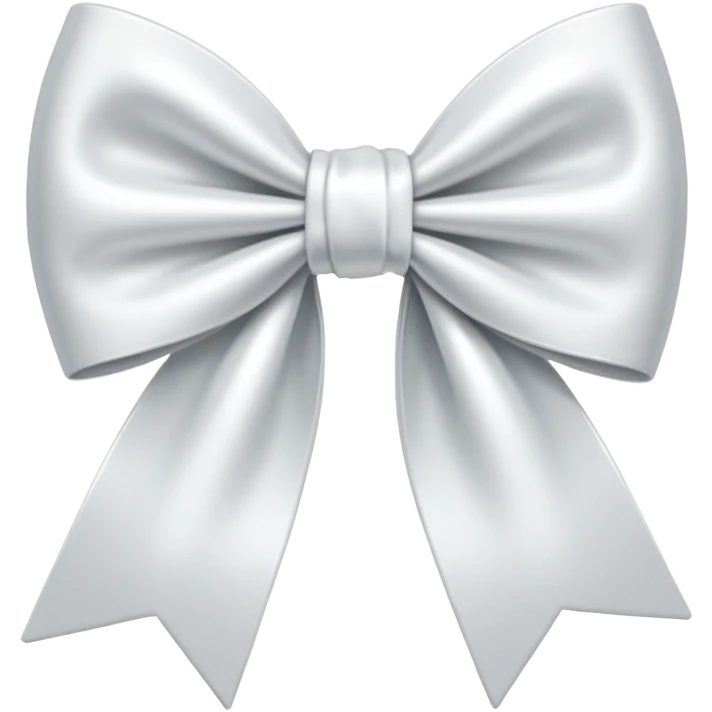 White bow emoji