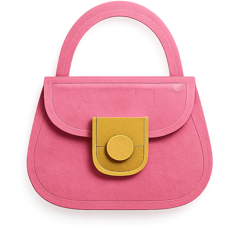 pink purse emoji