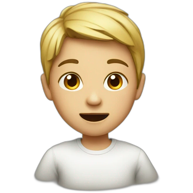 Annoying child emoji