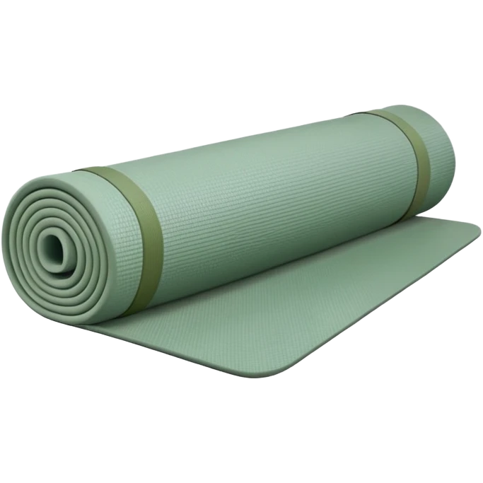 Yoga mat sage green emoji