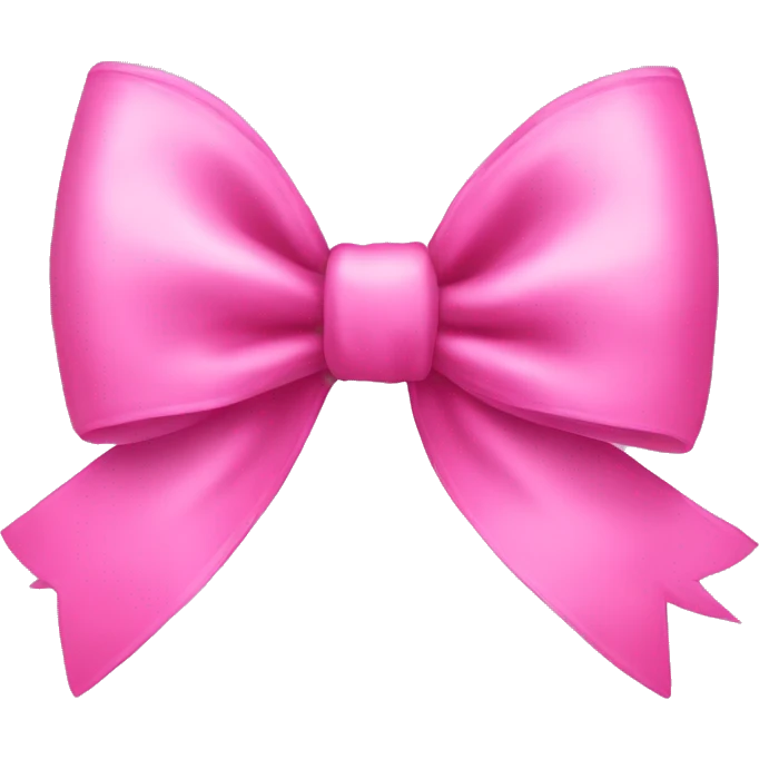 pink bow emoji