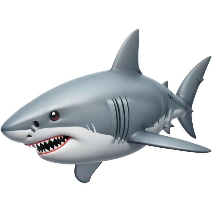 Shark with bombs emoji