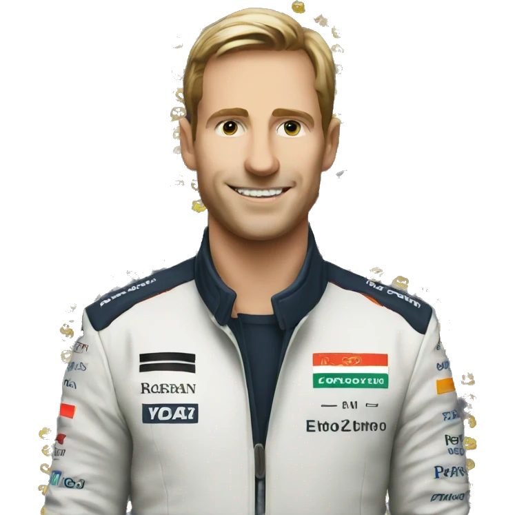 Formula one driver emoji