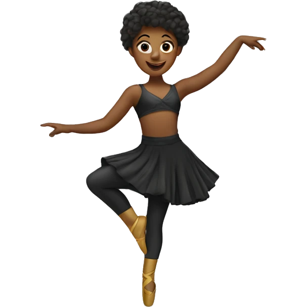 A dancer with road emoji