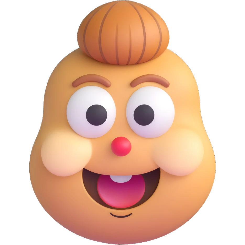 iconic face of Sandy Cheeks from SpongeBob emoji