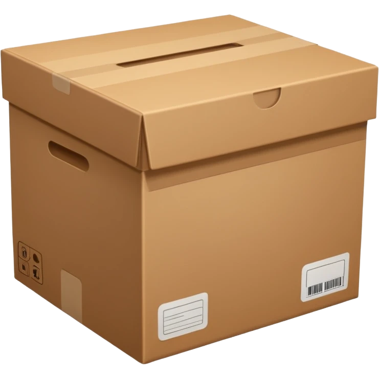 Thin box emoji