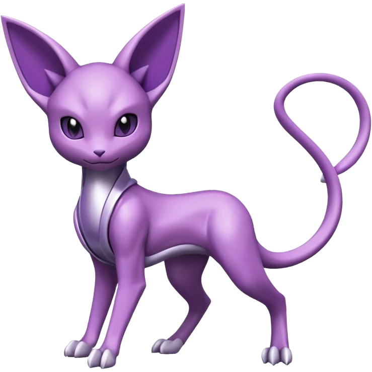 Miraidon-Genesect-Espeon-Mewtwo-Fakémon-hybrid-creature (full body)  emoji