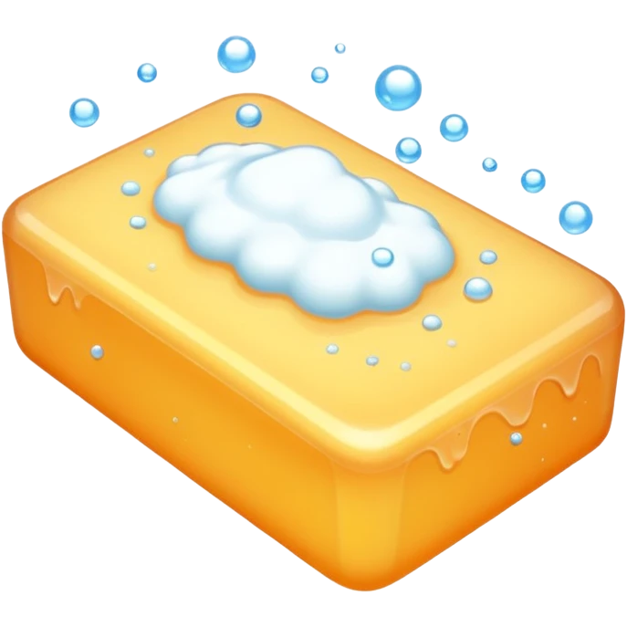 soap with foam emoji