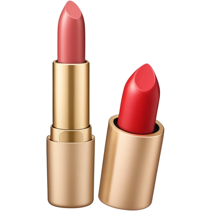 Make a mac type bullet lipstick with the lipstick being heart shaped and in a nude shade emoji