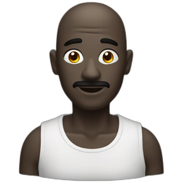 Un gros fumeur noir emoji