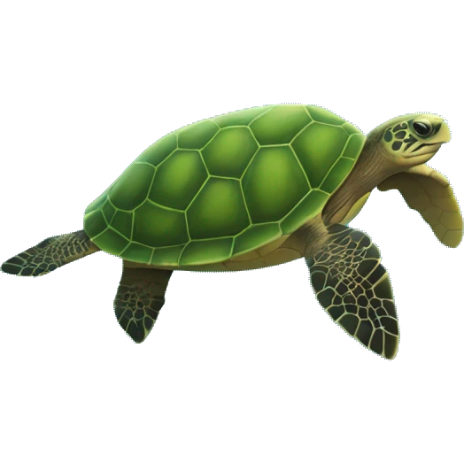 turtle on the sea emoji