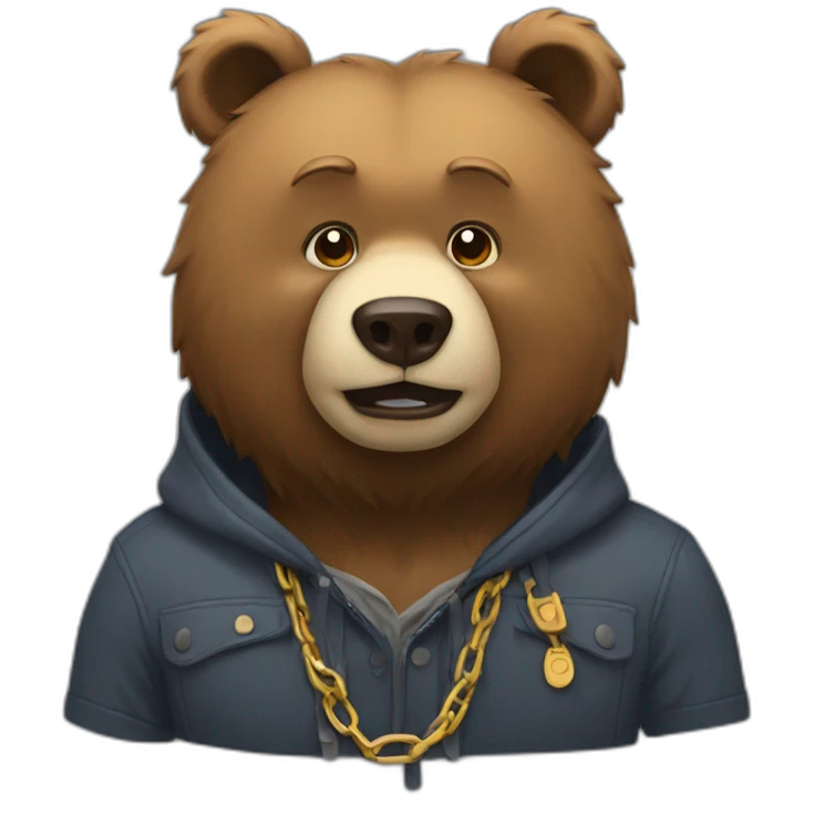 bear-chain emoji