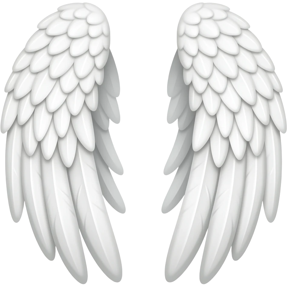 Left right side wings emoji