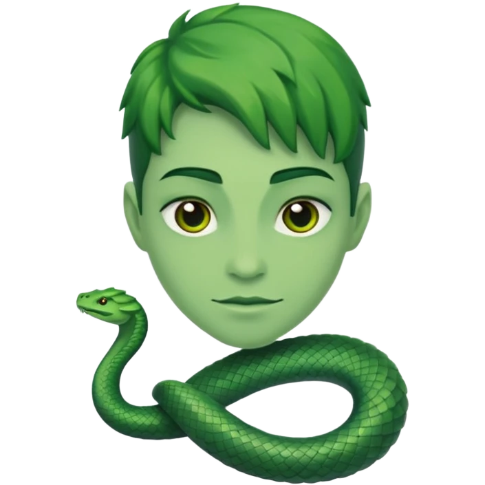 Yılan adam emoji