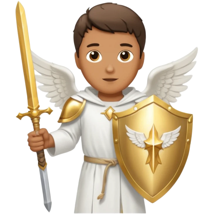 - 🛡️ Shield – symbolizing protection
- ⚔️ Sword – representing spiritual warfare
- 👼 Angel – the heavenly messenger
- ✨ Sparkles – highlighting his glory emoji