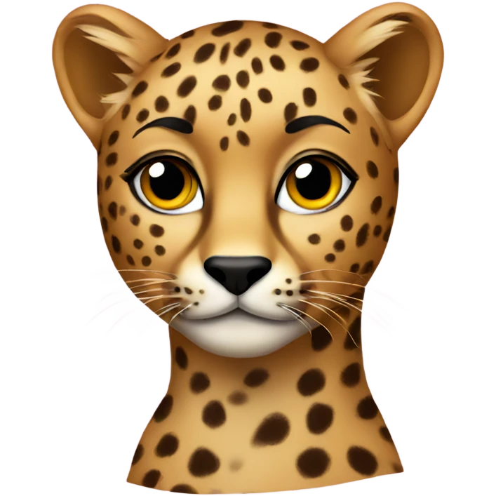 glamour cheetah emoji