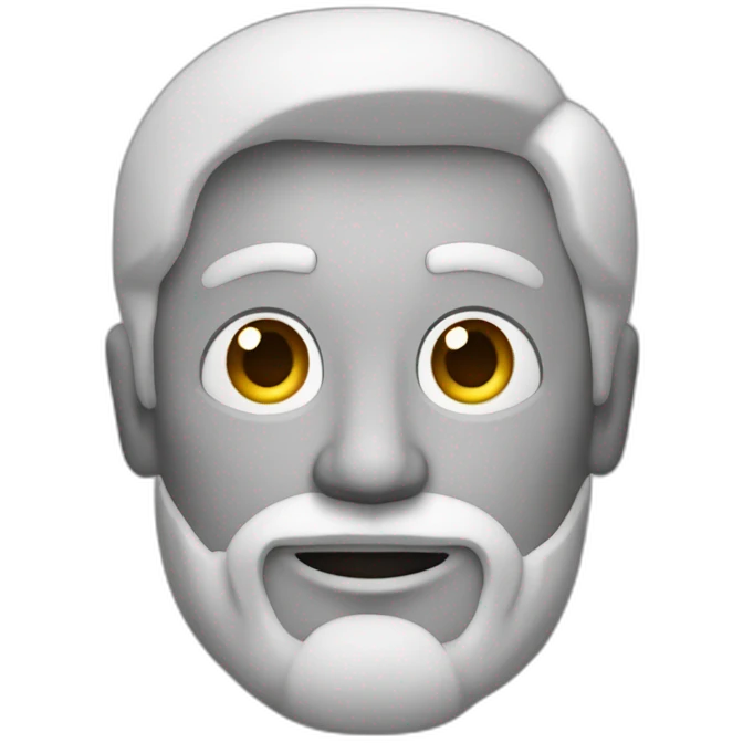 hombre con lente sin cabell bara e anteojos emoji