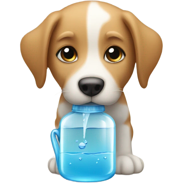 Water saving puppy emoji