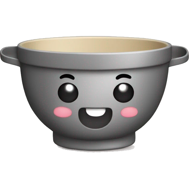 Cute baking mixing bowl emoji