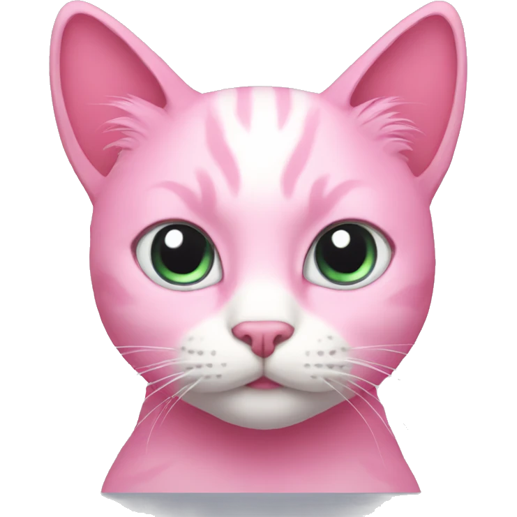 Pink cat emoji