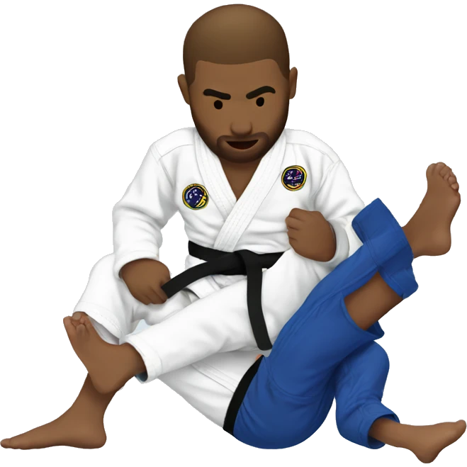 BJJ leg lock  emoji