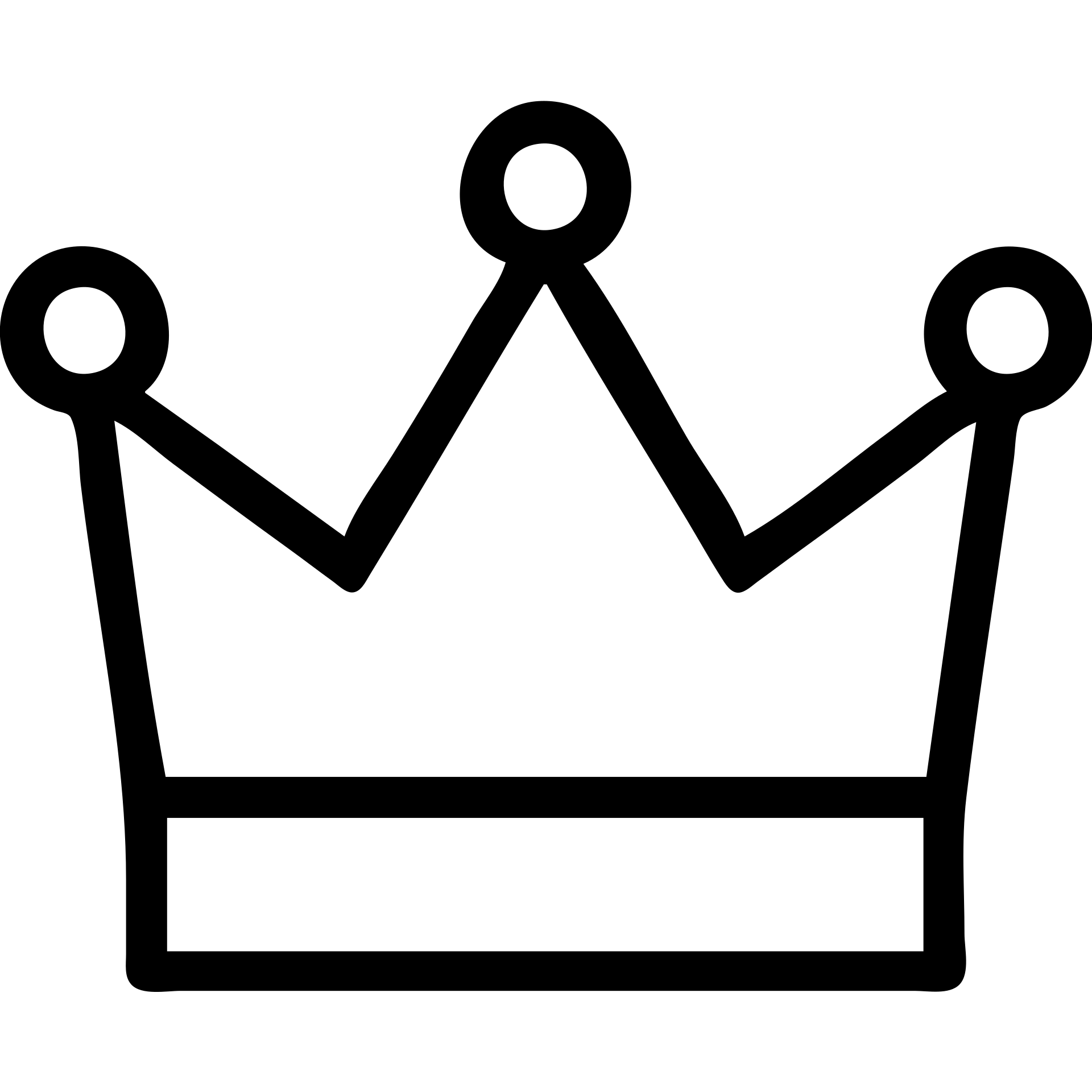 green and black crown outlined style emoji