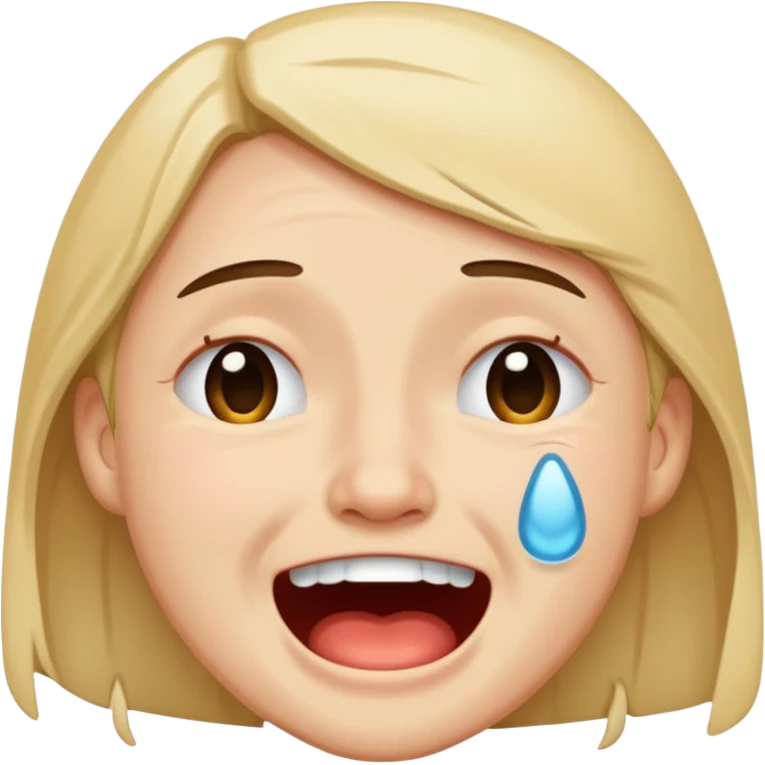 Crying but laughing  emoji