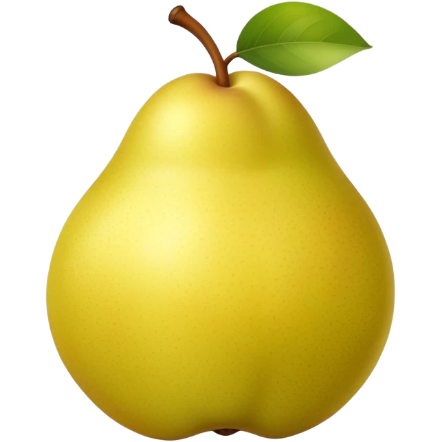round asian pear emoji