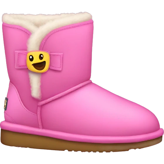 Pink uggs  emoji