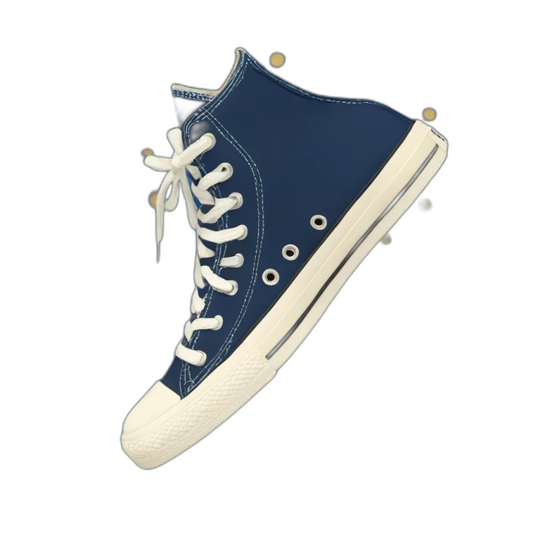Converse sneaker navy blue emoji