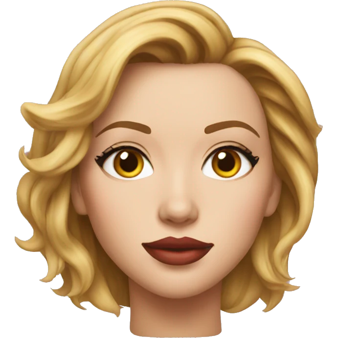 scarlett johansson realistic emoji