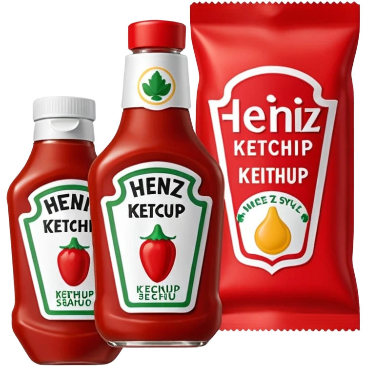 One Heinz Ketchup Sachets 10ml emoji