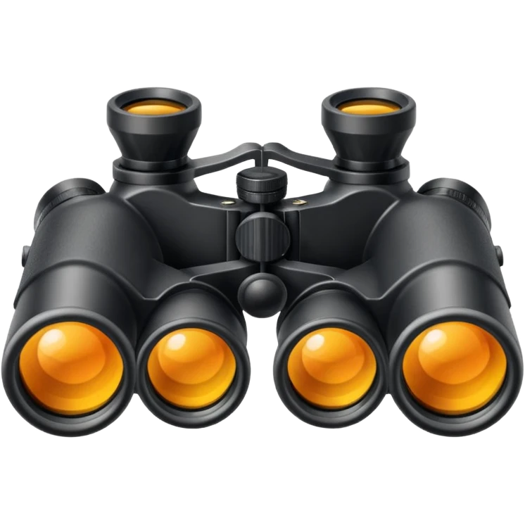 une paire de jumelles emoji