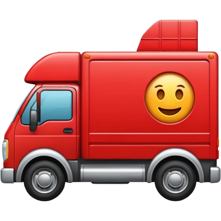 emoji of delivery truck  emoji