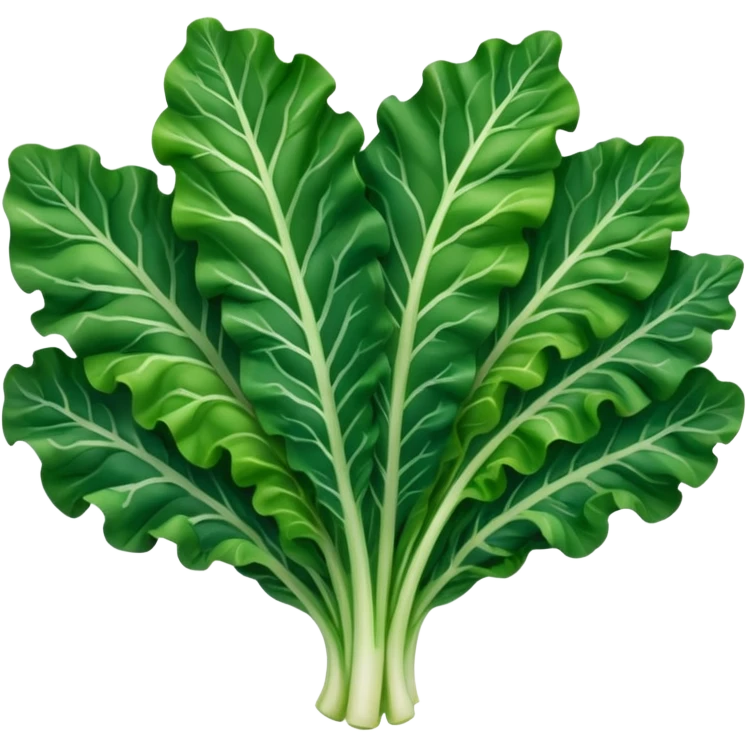 
Swiss chard with all parts green emoji