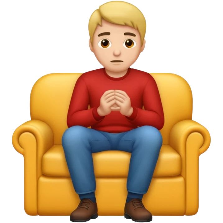 A man insisting to you to sit in his lap emoji