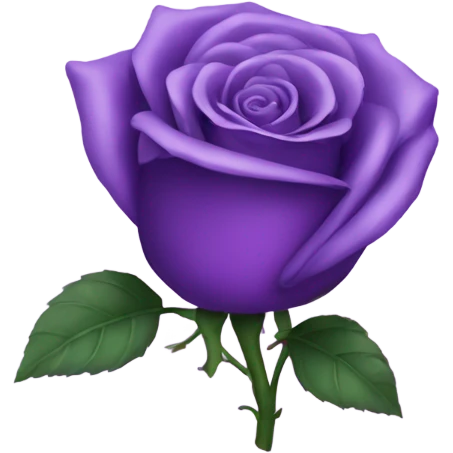 Purple rose heart emoji