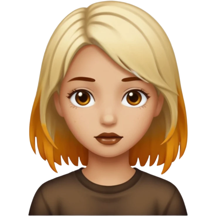 Spit dye girl emoji