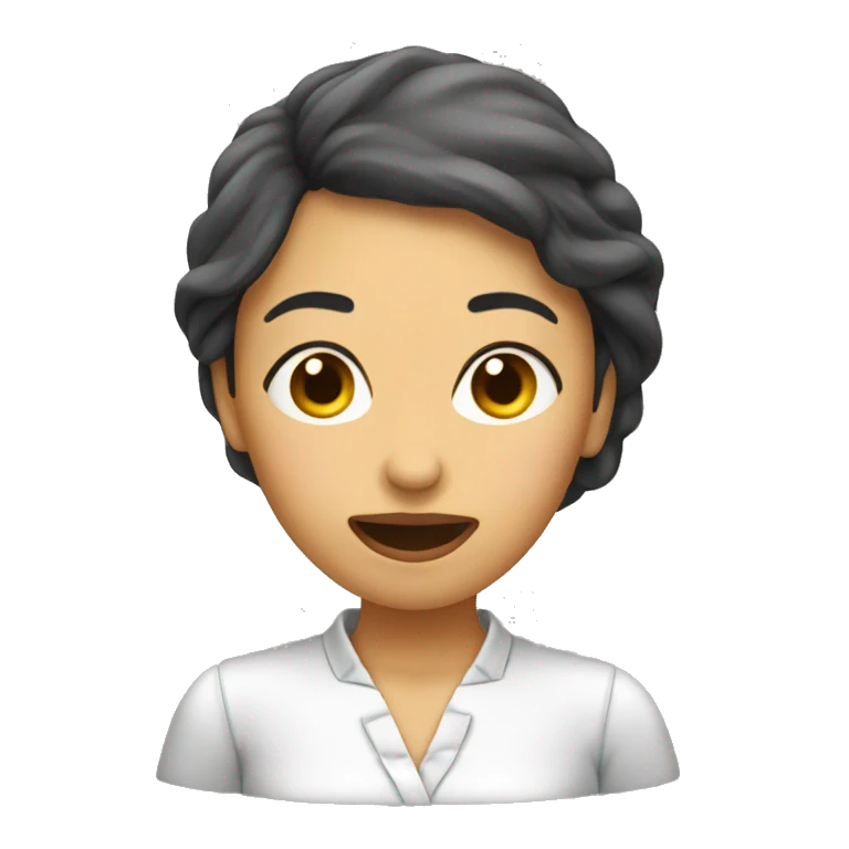 Femme qui mange  emoji