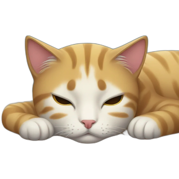Cat qui dort emoji