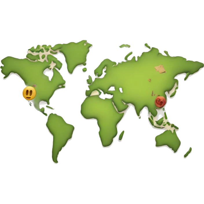 world map emoji