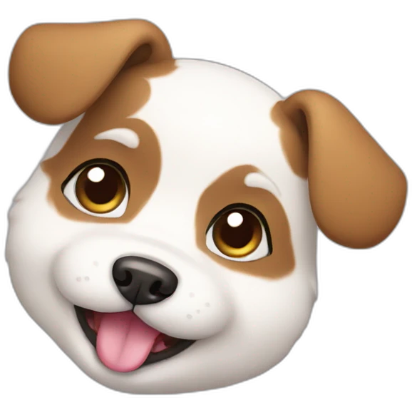 kawaii dog emoji