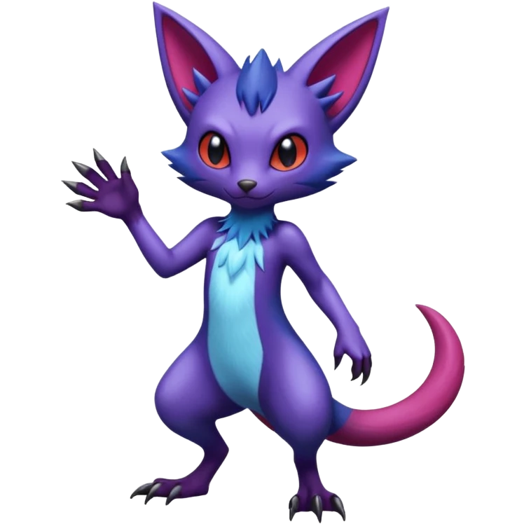 Sneasel-Fakémon-hybrid-creature (full body)  emoji
