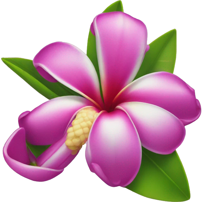 plumaria flower emoji