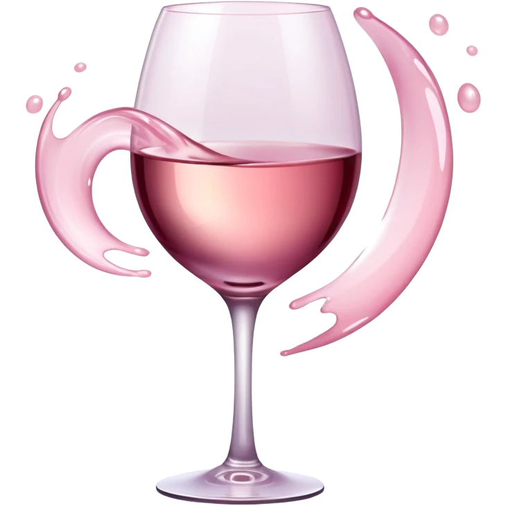 pastel pink wine  emoji