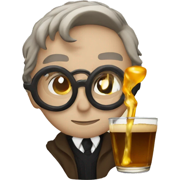 Harry potter drinking emoji