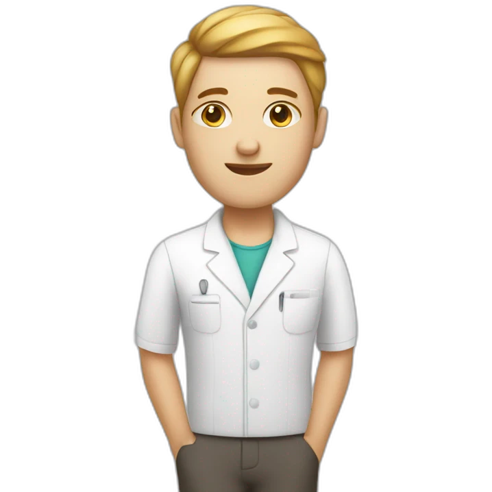 white skin masseure being professional emoji