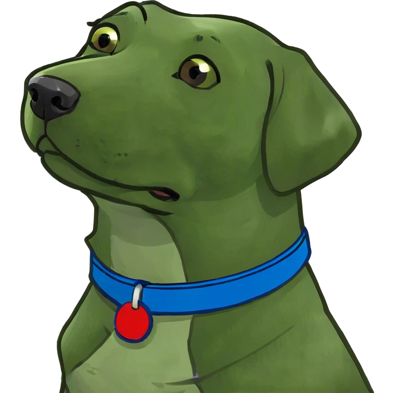 Red Labrador  emoji