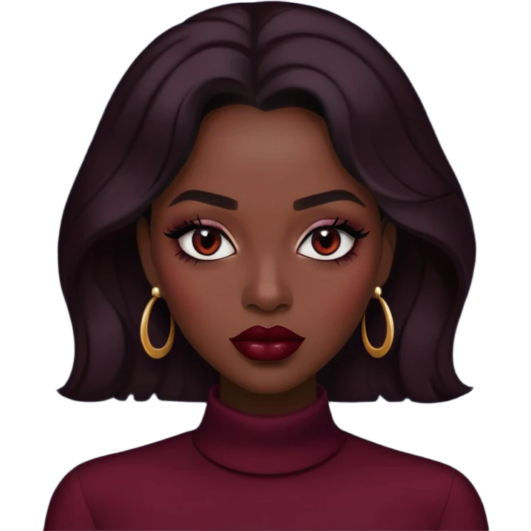 cewe dark feminim maroom emoji